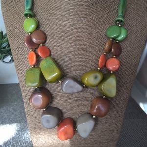TAGUA NUT NECKLACE HANDMADE, ARTISANAL, NEW